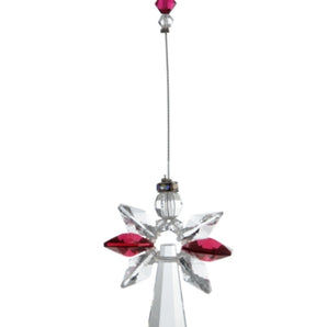 Large Crystal - Guardian Angel - Ruby