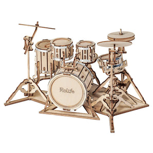 Drum Kit 3D Wooden Puzzle