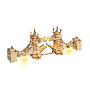 Tower Bridge with Lights 3D Wooden Puzzle