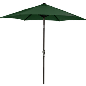 Soleil 2.2M Crank & Tilt Parasol - Forest Green