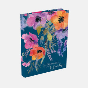 Notecard Wallet - Anemones