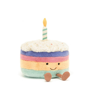 Amuseables Rainbow Birthday Cake - Medium