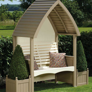 Cottage Arbour - Nutmeg and Cream - Display Model