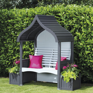 Orchard Arbour - Charcoal and Stone