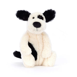 Bashful Black & Cream Puppy - Small