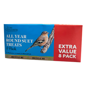 All Year Round Suet Treats - 8 Pack - Variety