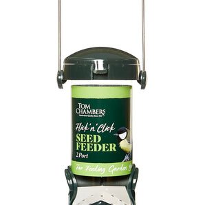 Flick 'n' Click Seed Feeder - 2 Port