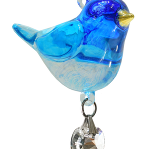 Fantasy Glass - Pretty Little Bird - Bluebird