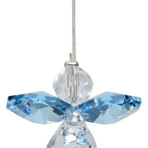 Classic Crystal - Guardian Angel - Aquamarine