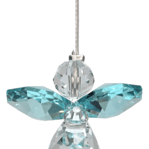 Classic Crystal - Guardian Angel - Blue Zircon