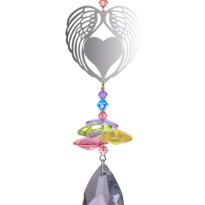 Crystal Angel - Wing Heart - Confetti