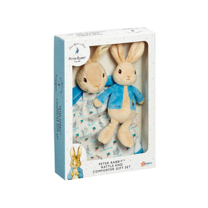 Peter Rabbit Rattle & Comfort Blanket Gift Set