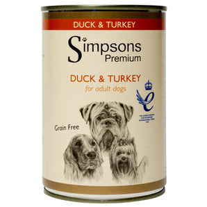 Simpsons Duck & Turkey 400g Dog Food