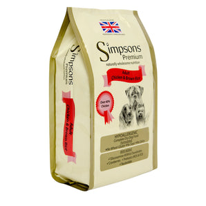 Simpsons Chicken & Brown Rice 12kg Dog Food