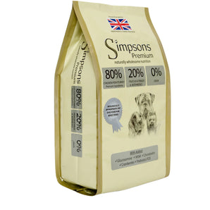 Simpsons Meat & Fish 80/20 2kg Dog Food