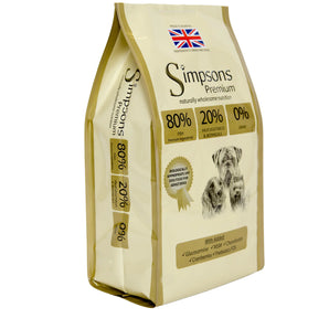 Simpsons Fish 80/20 2kg Dog Food