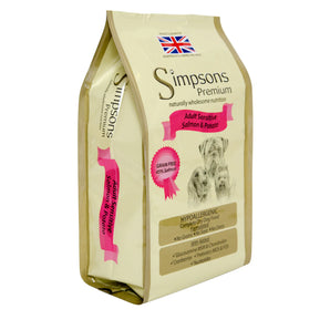 Simpsons Adult Sensitive Salmon & Potato 2kg Dog Food