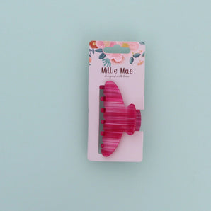 Barley Sugar Medium Claw Clip - Pink