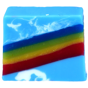 Flying Colours Soap Sliced