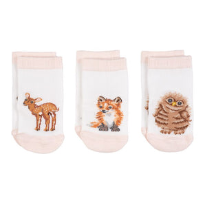 'Little Forest' Woodland Animal Baby Socks Set