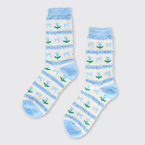 Primrose Socks - Blue